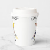 オсール新可塑主義スタイルモノグラム。文字X 紙コップ (左)