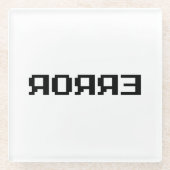 オяオяǝン |エラー ガラスコースター (正面)