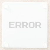 オяオяǝン |エラー ガラスコースター (裏面)