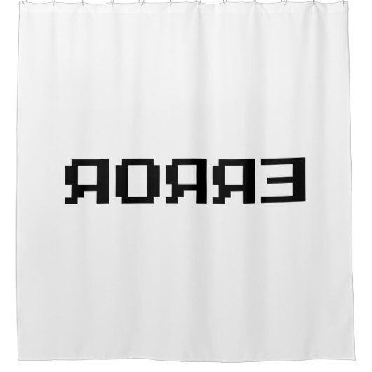 オяオяǝン |エラー シャワーカーテン (正面)