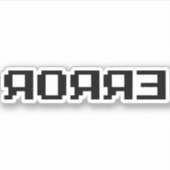 オяオяǝン |エラー シール (正面)