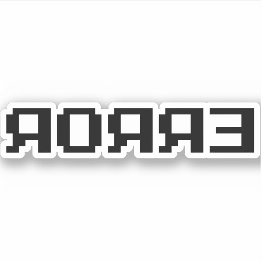 オяオяǝン |エラー シール (正面)