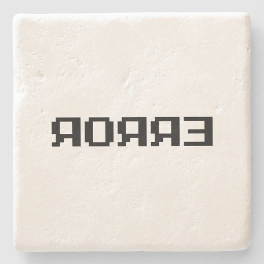 オяオяǝン |エラー ストーンコースター (正面)