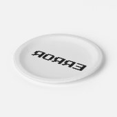 オяオяǝン |エラー ペーパープレート (アングル)