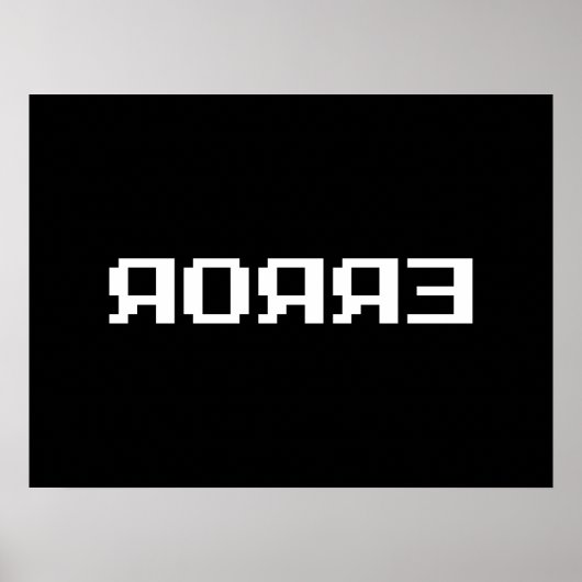 オяオяǝン |エラー ポスター (正面)