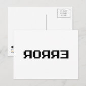 オяオяǝン |エラー ポストカード (正面/裏面)