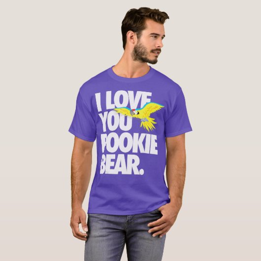 オおもしろいウムの話をするあなたのプーキーベア Tシャツ (正面フル)