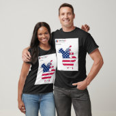 オおもしろいカナダトランプの地図 Tシャツ (ユニセックス)