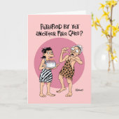 「オおもしろいーバーザヒル」誕生日 カード (黄色い花)