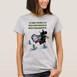 オもしズ考え私は悪い魔女の冗談 Tシャツ