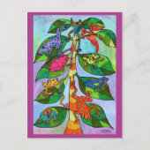オアクサカンカエルの命の木 ポストカード (正面)