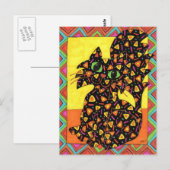 オアクサカン猫 ポストカード (正面/裏面)