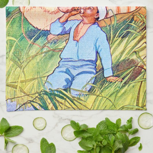 オアシスで キッチンタオル (折り畳み)