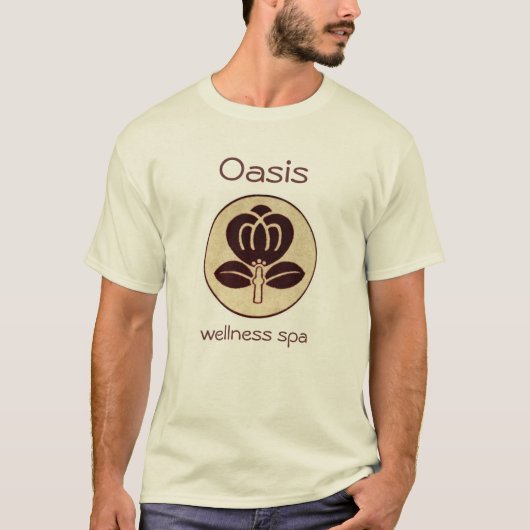 オアシスの健康スパの最終の切口 Tシャツ (正面)
