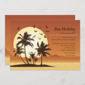 オアシスサンセット招待状 招待状 (正面/裏面)