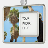 オアシスパームズアットジョシュアツリーナショナルパーク シルバープレートフレームオーナメント (左)