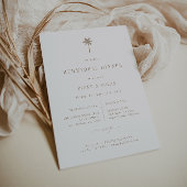 オアシスビーチ結婚式リハーサルディナー 案内状