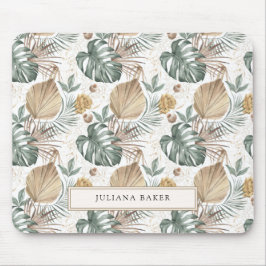 オアシスモダンの葉マウスパッド マウスパッド