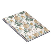 オアシスモダンの葉 ノートブック (右側)