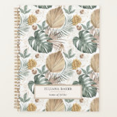 オアシスモダンの葉 プランナー手帳 (正面)