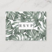 オアシスモダントロピカルデスティネーションウェディング エンクロージャーカード (裏面)
