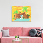 オアシス キャンバスプリント (インサイチュ (リビング))