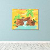 オアシス キャンバスプリント (インサイチュ (ウッドフロア))