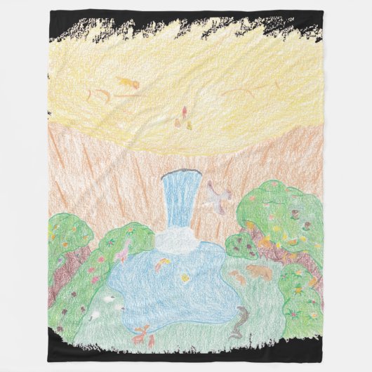 オアシス フリースブランケット (正面)