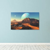 オアジア（トリプチチ） キャンバスプリント (インサイチュ (ウッドフロア))