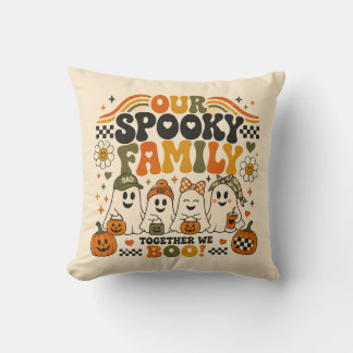 オアスポーキー ファミリーキュートな幽霊のかぼちゃ ハロウィン装飾 クッション