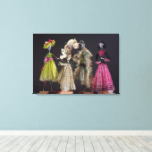 オアハカの死の日の婦人 キャンバスプリント (インサイチュ (ウッドフロア))