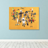 オアハカの死んだ姿の日 キャンバスプリント (インサイチュ (ウッドフロア))