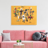 オアハカの死んだ姿の日 キャンバスプリント (インサイチュ (リビング))