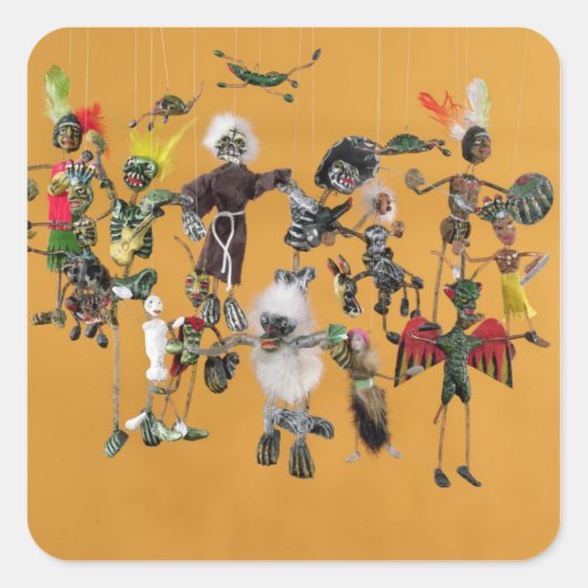 オアハカの死んだ姿の日 スクエアシール (正面)