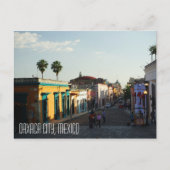 オアハカシティメキシコタウンセンター通り ポストカード (正面)