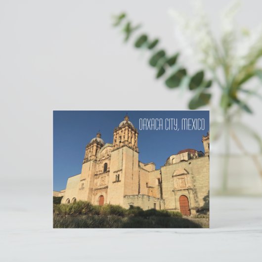 オアハカシティメキシコテンプラデサントドミンゴ ポストカード (スタンド正面)