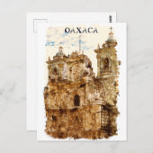 オアハカスタイリッシュメキシコテンプラデサントドミンゴ ポストカード (正面/裏面)