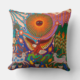 オアハカメキシコマヤントバルアートボホトラベル クッション