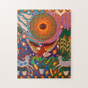 オアハカメキシコマヤントバルアートボホトラベル ジグソーパズル