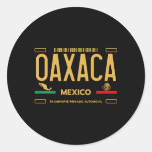 オアハカメキシコライセンスプレートエステティックオアハカ ラウンドシール