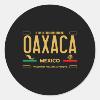 オアハカメキシコライセンスプレートエステティックオアハカ ラウンドシール