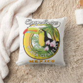 オアハカメキシコ旅行ロゴ装飾用クッション クッション (ブランケット)