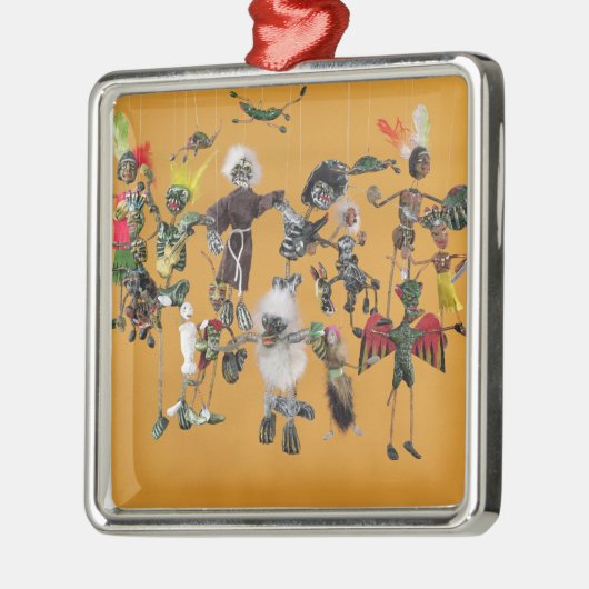 オアハカ州からの死んだ姿の日、 メタルオーナメント (左)