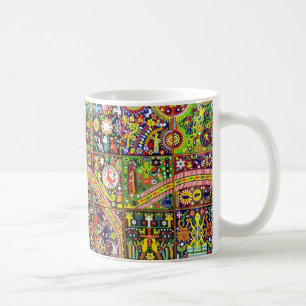 オアハカ州メキシコのメキシコマヤの種族の芸術のBoho旅行 コーヒーマグカップ