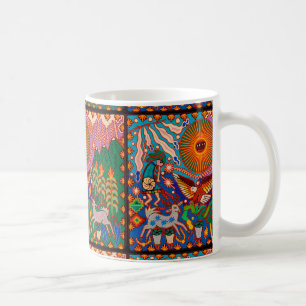 オアハカ州メキシコのメキシコマヤの種族の芸術のBoho旅行 コーヒーマグカップ
