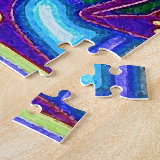 オアハカ州メキシコのメキシコマヤの種族の芸術のBoho旅行 ジグソーパズル (側面)