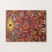 オアハカ州メキシコのメキシコマヤの種族の芸術のBoho旅行 ジグソーパズル (横)