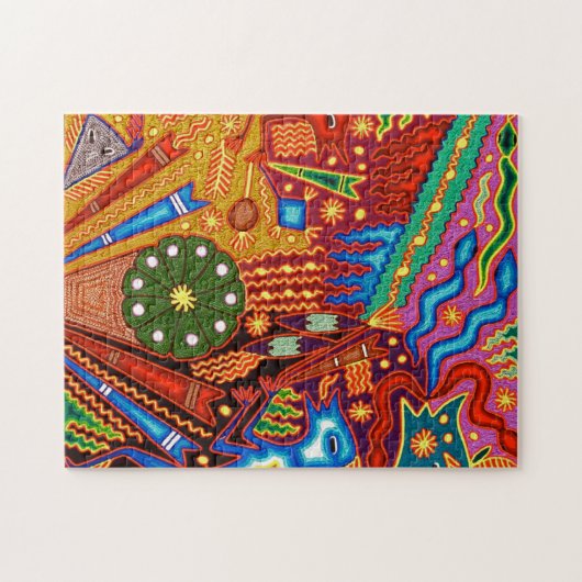 オアハカ州メキシコのメキシコマヤの種族の芸術のBoho旅行 ジグソーパズル (横)
