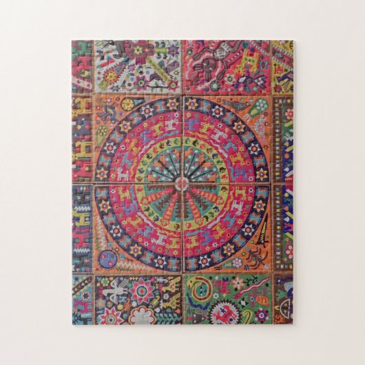 オアハカ州メキシコのメキシコマヤの種族の芸術のBoho旅行 ジグソーパズル (縦)