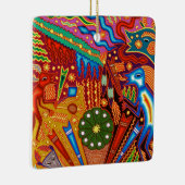 オアハカ州メキシコのメキシコマヤの種族の芸術のBoho旅行 セラミックオーナメント (右)